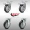Service Caster 5 Inch SS Thermoplastic Rubber Wheel Top Plate Caster Total Lock Brakes, 2PK SCC-SSTTL20S514-TPRB-2-S-2 - alternate 3
